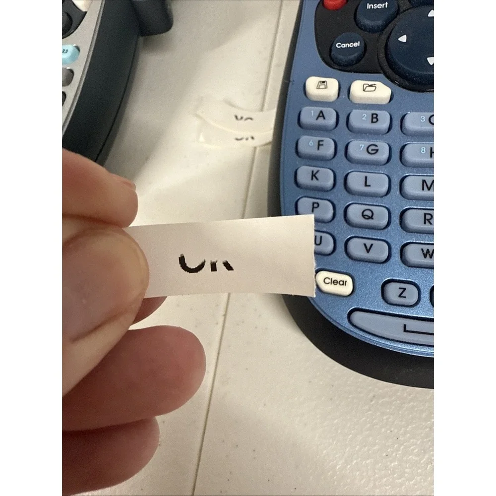 2 - Dymo LetraTag 100H‎ Plus Handheld Label Makers. Print Error.